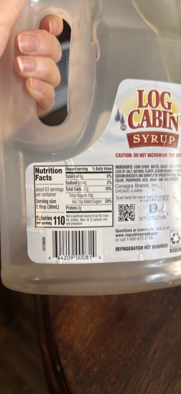 LOG CABIN Original Syrup packshot