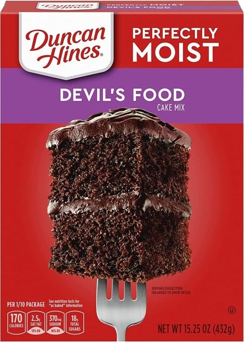 Duncan Hines Classic cake mix imp packshot