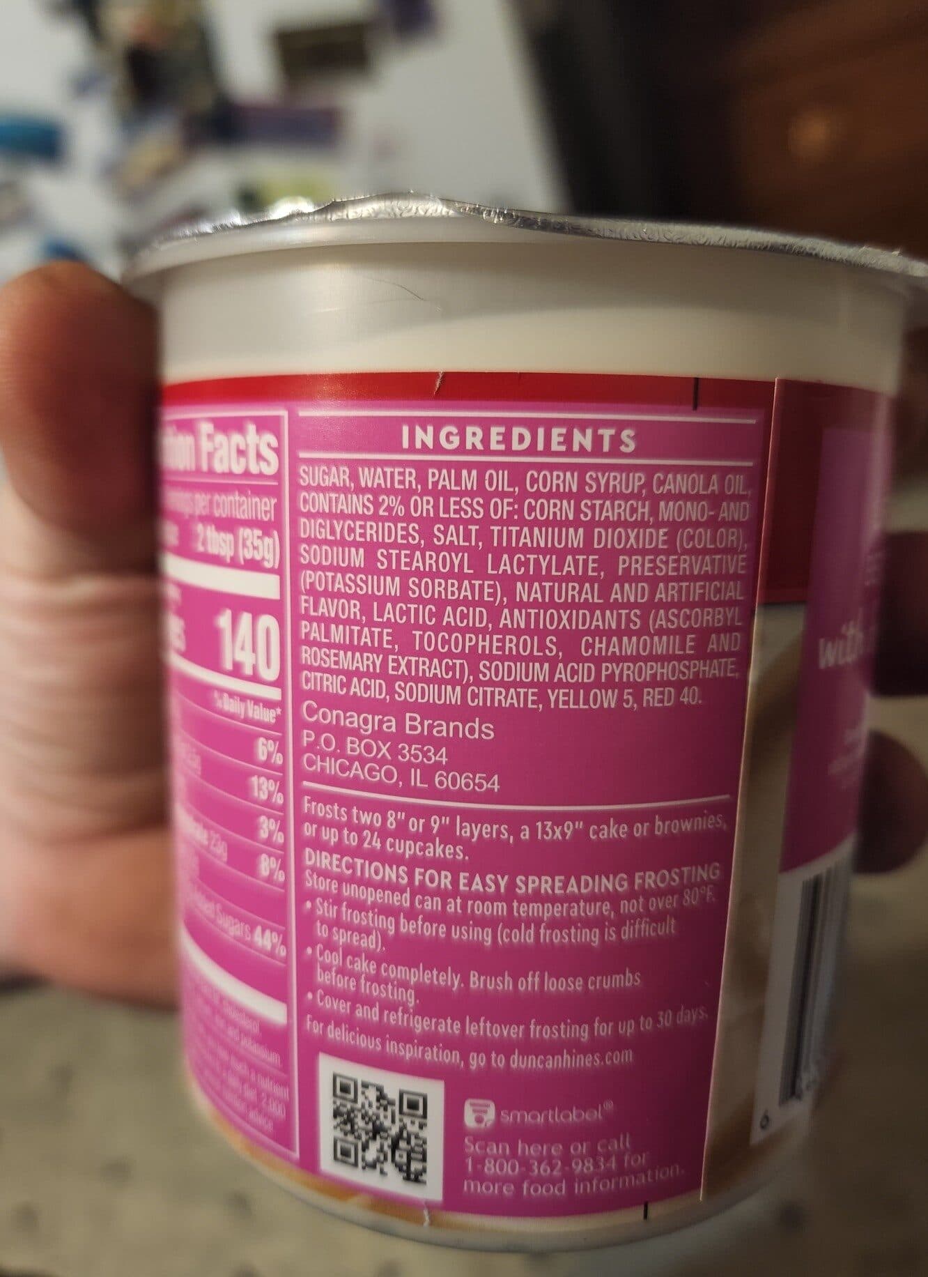 Duncan Hines Home Style Frosting Cream Cheese packshot