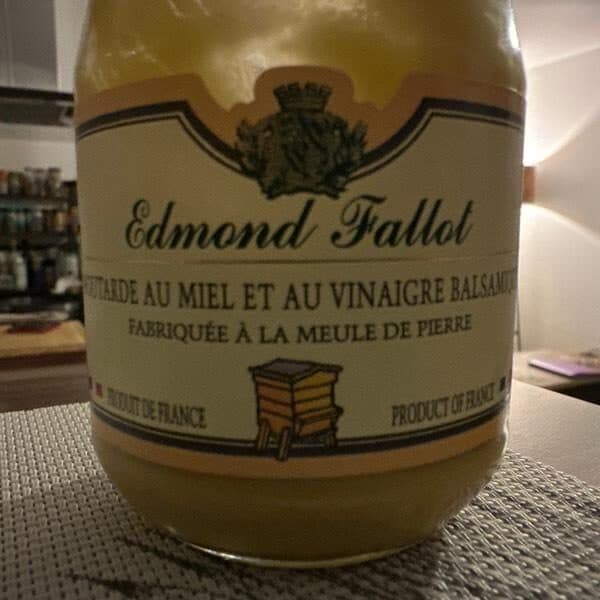 Edmond Fallot Moutarde au miel et vinaigre balsamique packshot