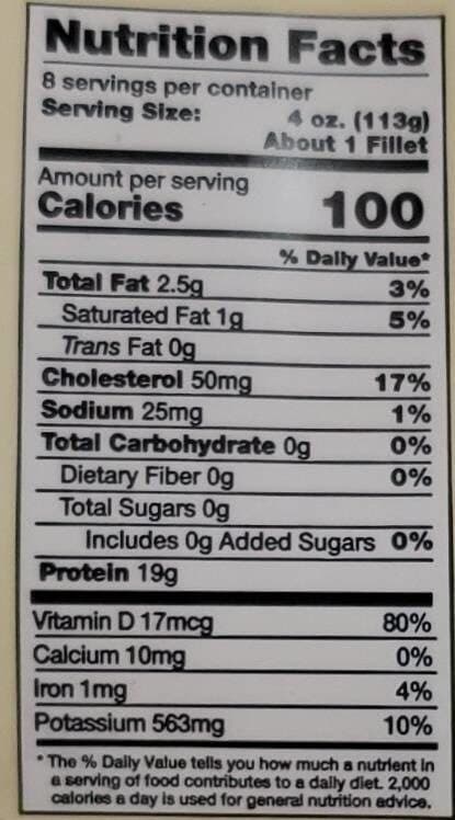 Sprouts Farmers Market Tilapia Fillets packshot