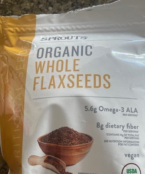 Sprouts Organic Whole Flaxseeds packshot