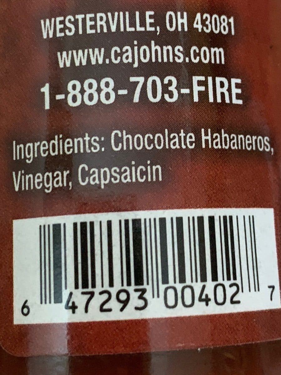 Cajohns Fiery Foods Get Bitten Black Mamba 6 Hot Sauce packshot
