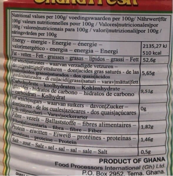 GhanaFresh Fresh Palmnut Cream packshot