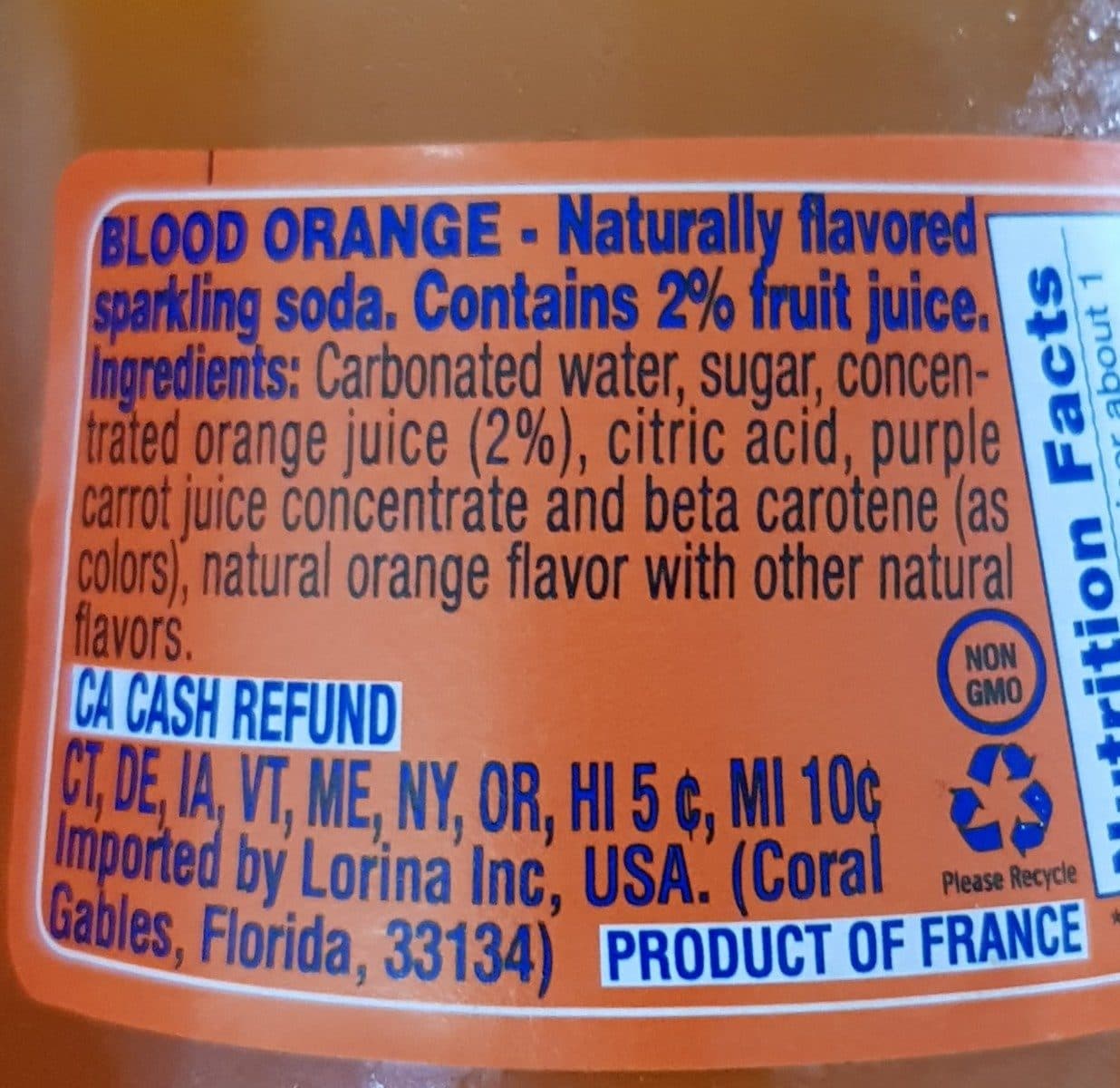 Lorina BLOOD Orange packshot