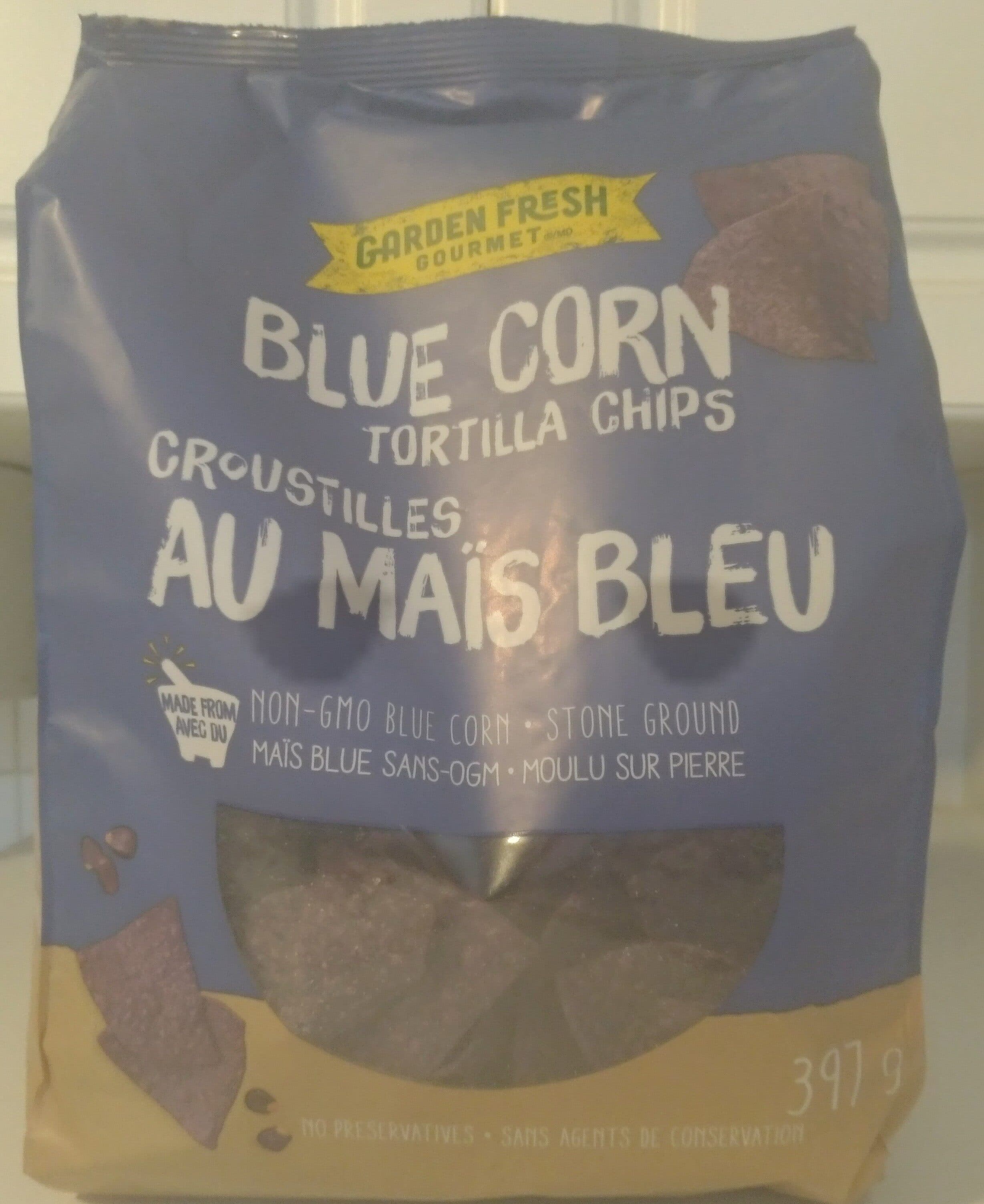 Garden Fresh Gourmet Blue Corn Tortilla Chips packshot