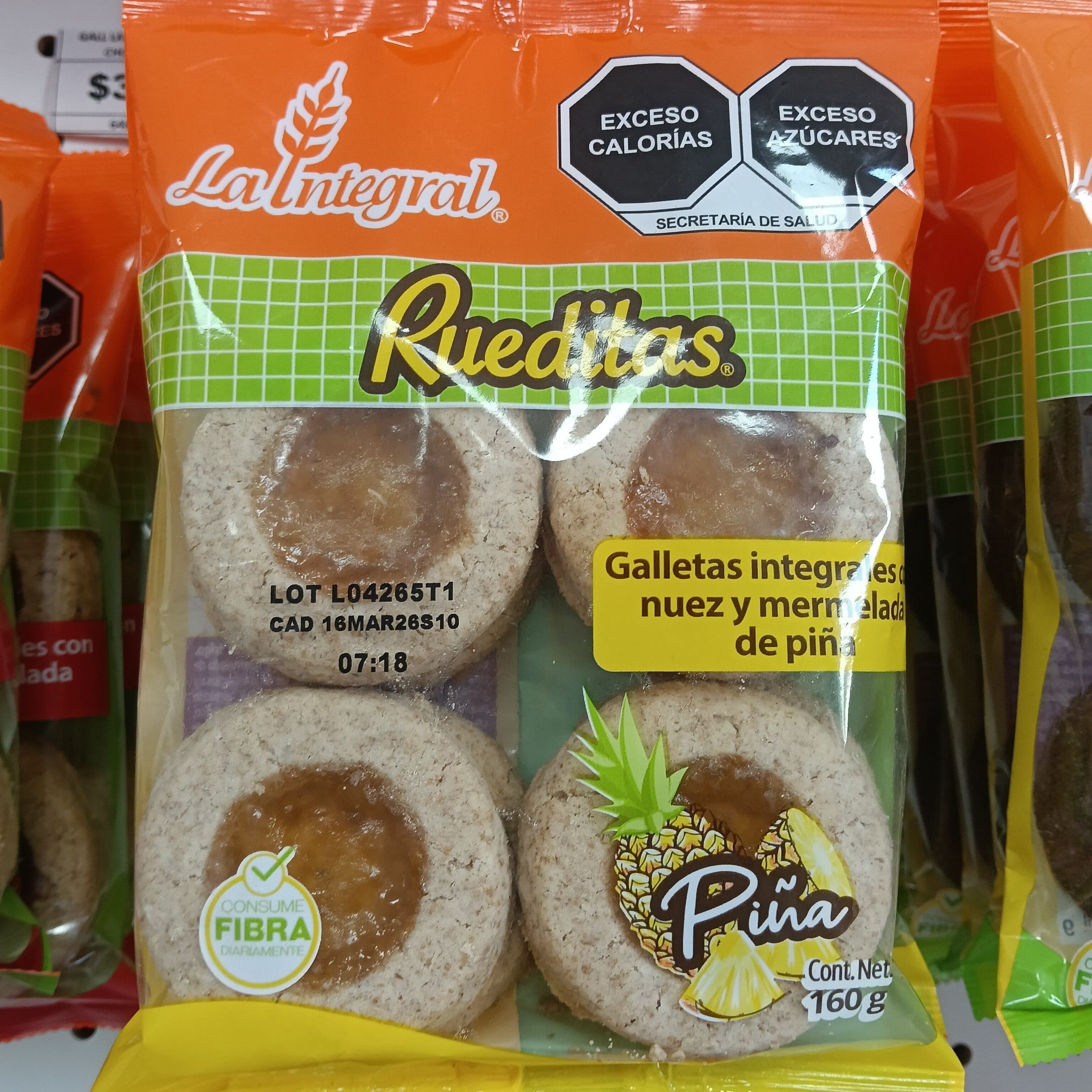 La Integral Rueditas piña packshot