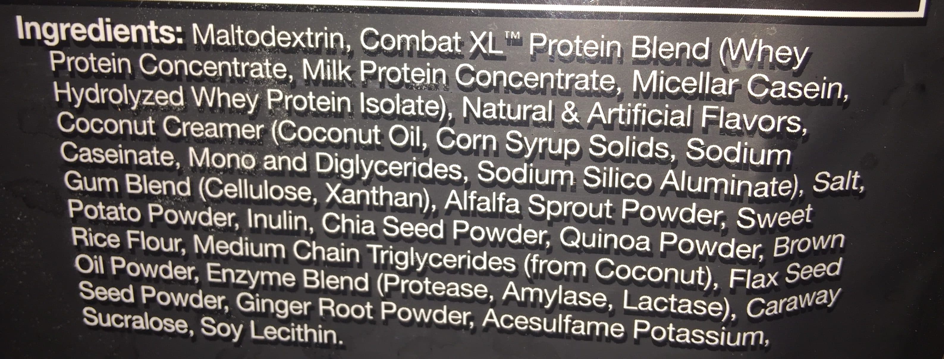 MusclePharm Musclepharm Combat XL Mass Gainer Vanilla - 12 LB packshot