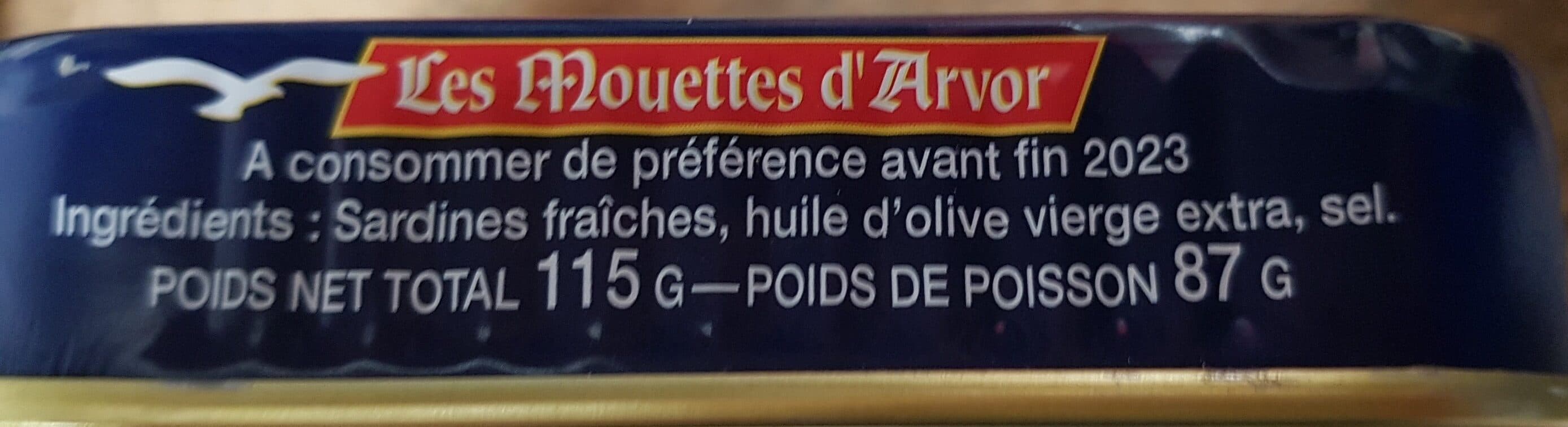 Les Mouettes D Arvor Sardines packshot