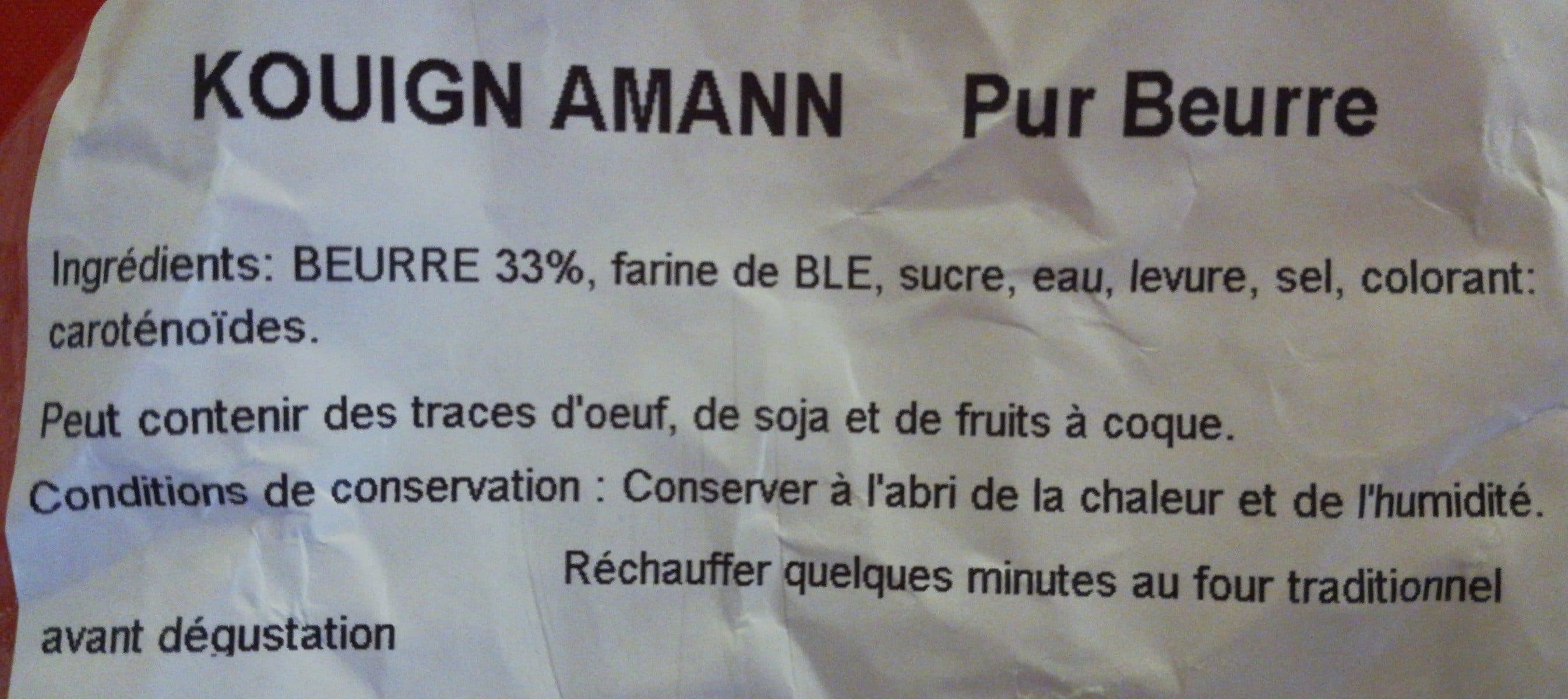 Open Food Facts Kouign amann packshot