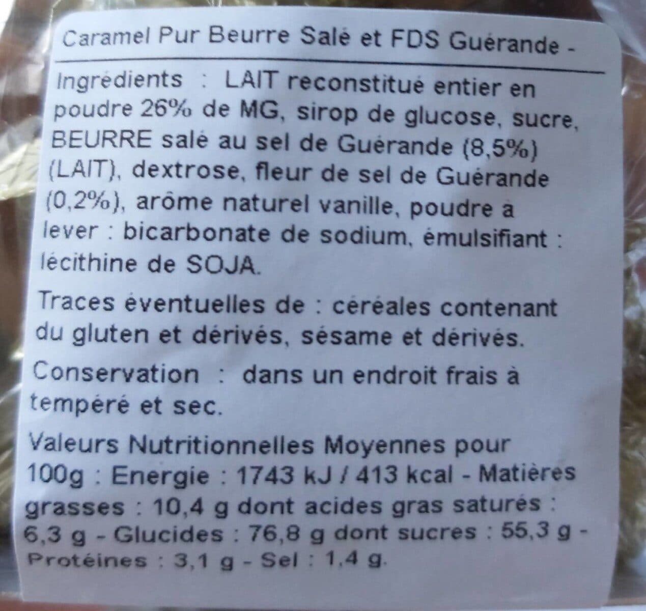 Delaunay Leveille Caramel beurre sale packshot
