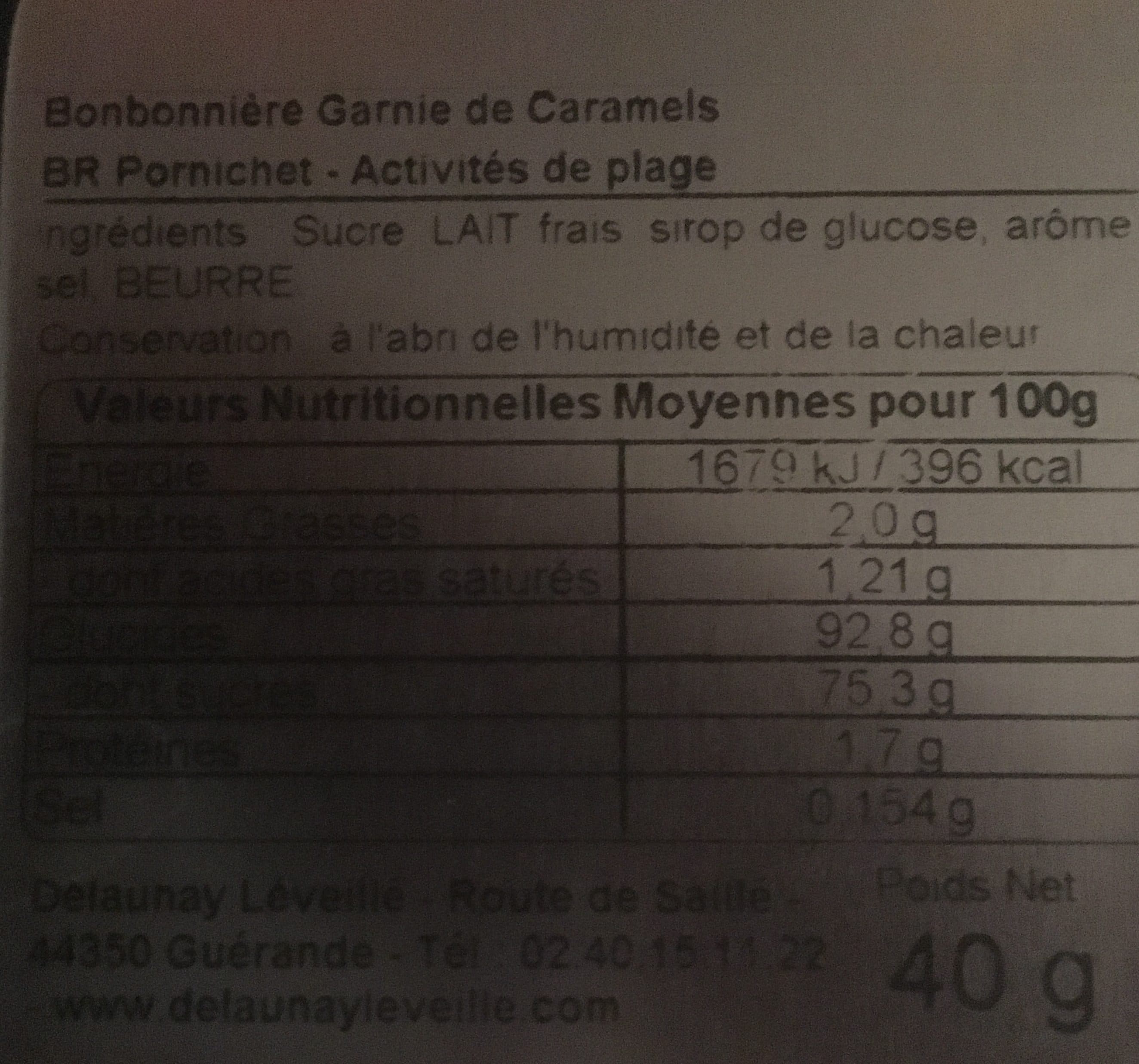 Delaunay Léveillé Bonbons au caramel packshot