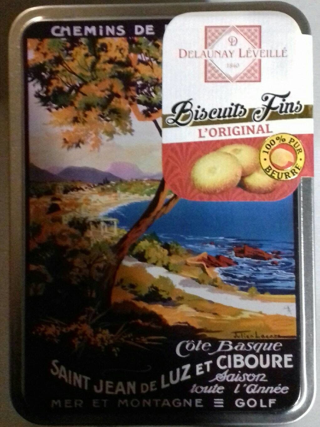 Delaunay Léveillé P'tit Coffret Garni de Biscuits Fins Pur Beurre packshot