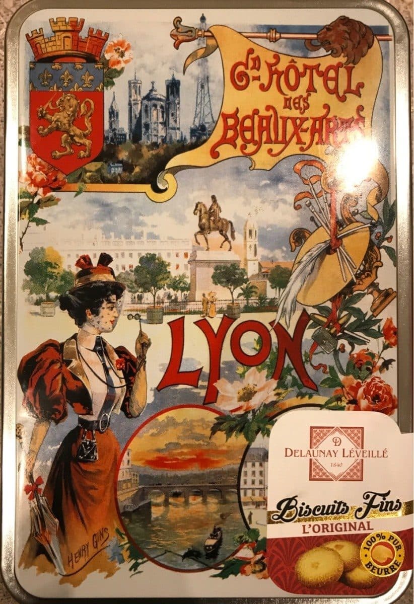 Delaunay Léveillé Coffret sucre garni de biscuits fins pur beurre packshot