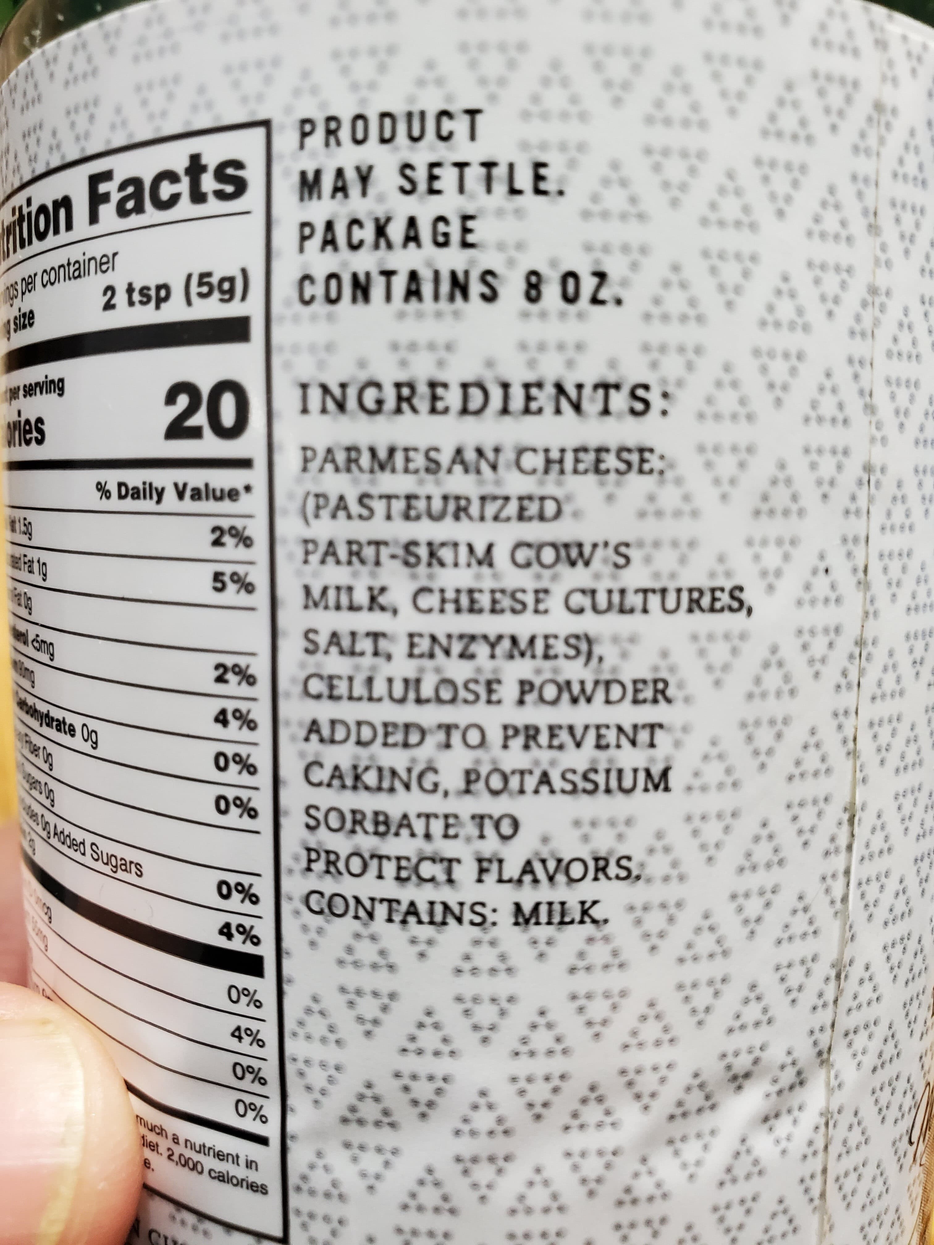 Cheese Merchants Of America L.L.C. Premium classic parmesan cheese packshot