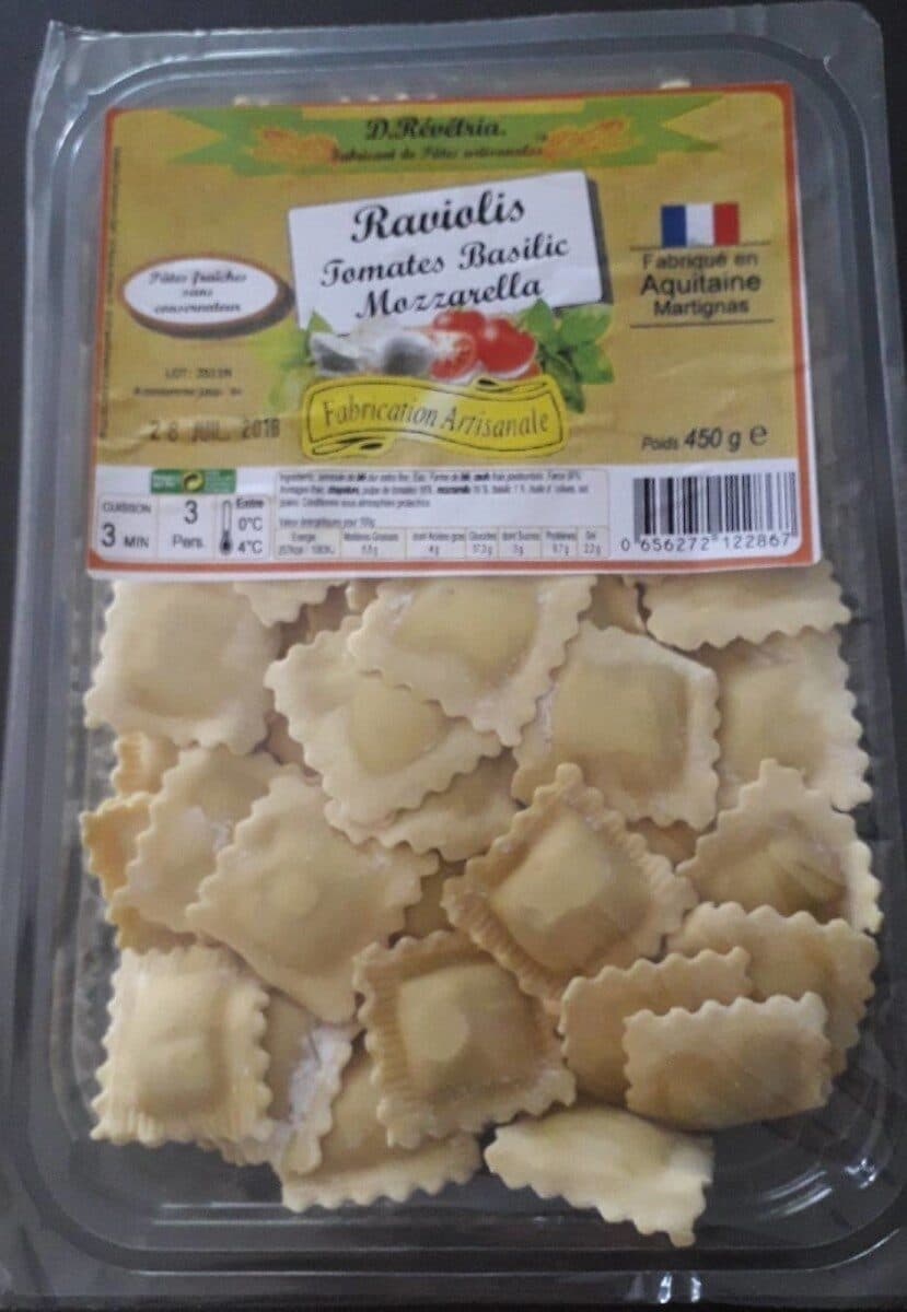 Open Food Facts Raviolis Tomates Basilic Mozzarella packshot
