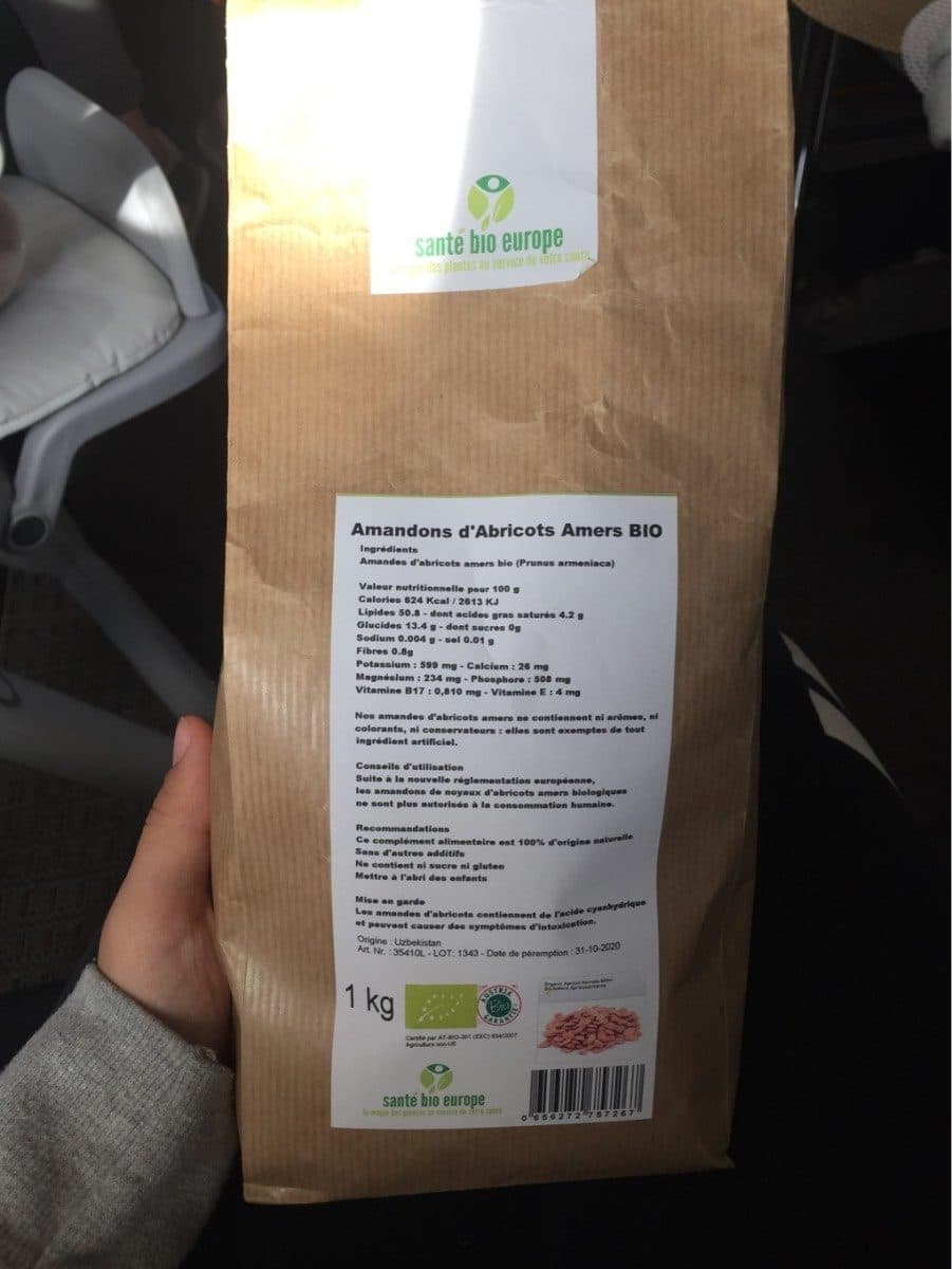 Open Food Facts Amandons d'abricots amer packshot