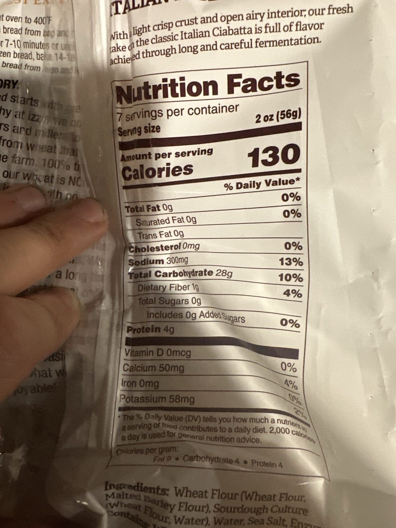 Cafe Udi Llc Ciabatta packshot