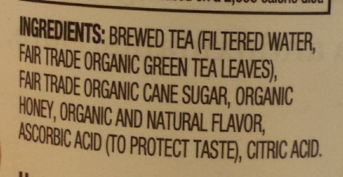 Honest Tea Organic Honey Green Tea packshot