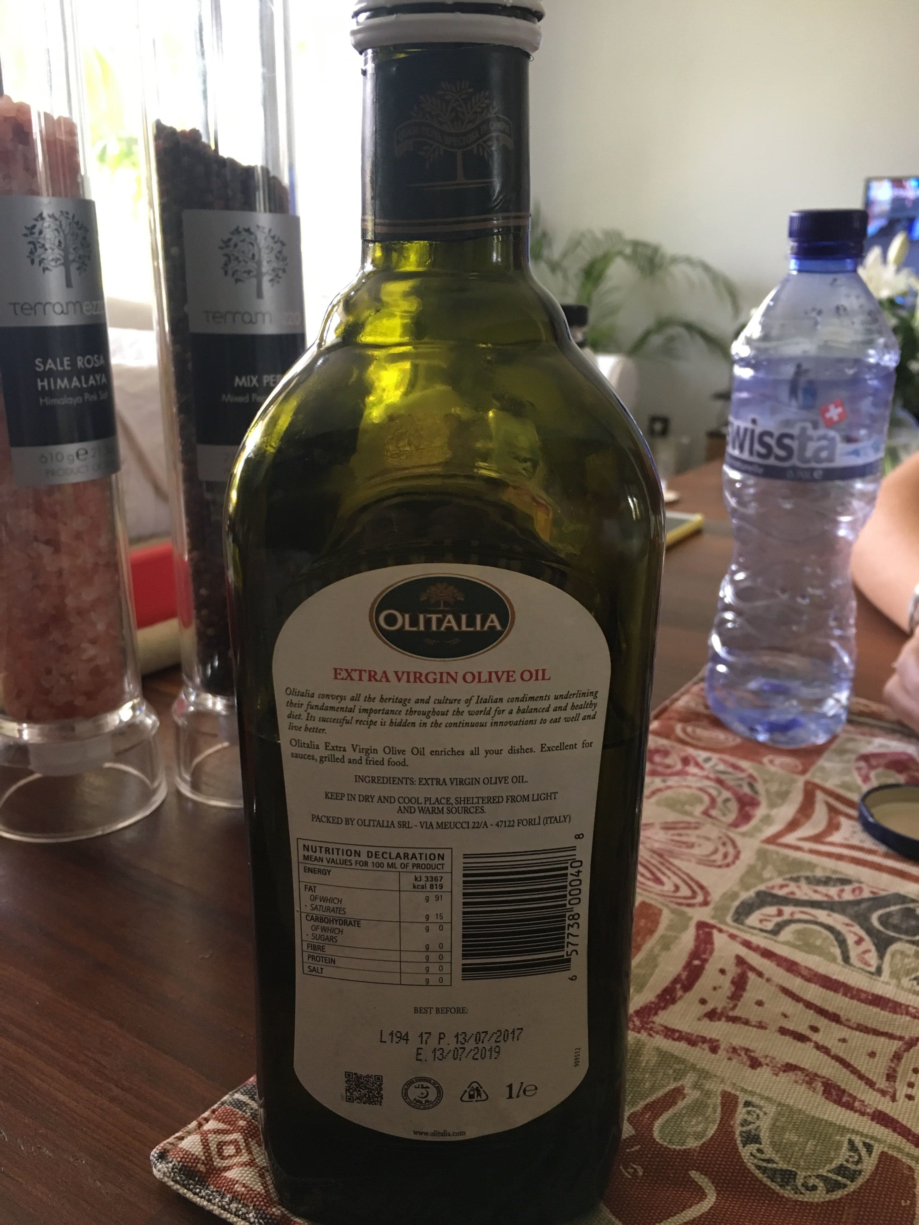Open Food Facts Olitalia Italian Extra Virgin Olive Oil, 1 Liter packshot