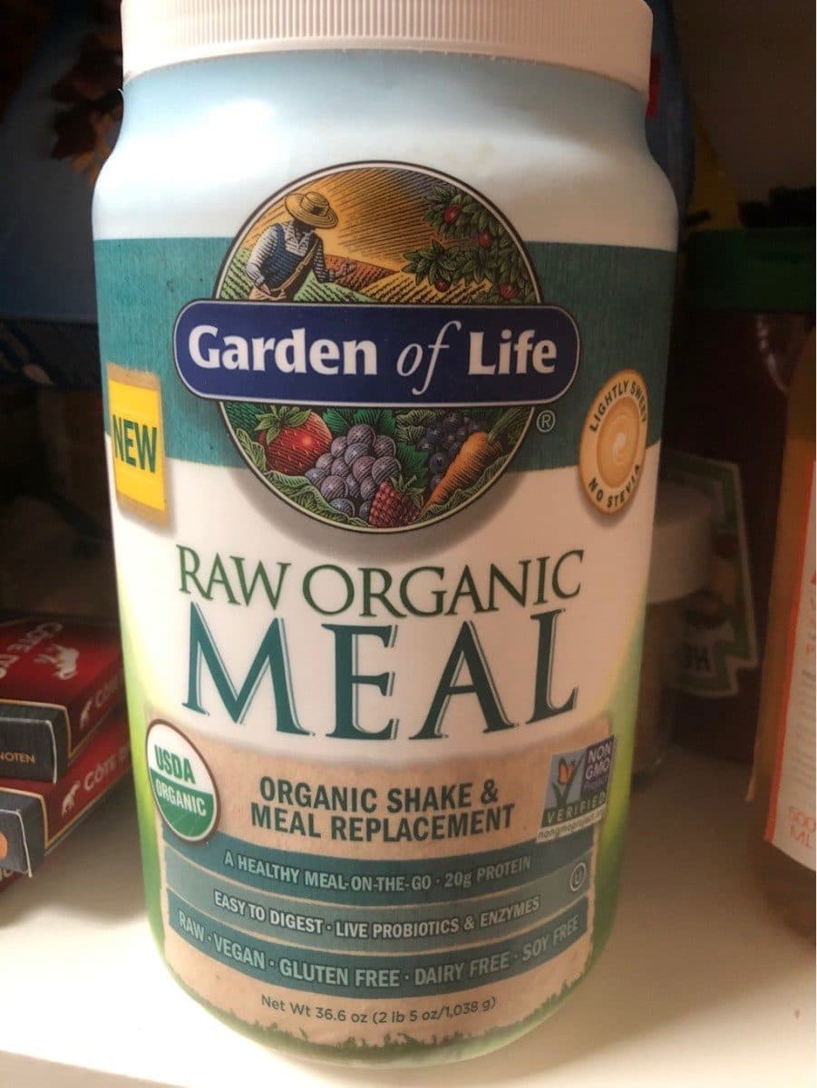 Garden of Life RAW Organic Meal Plant-Based Lightly Sweet packshot