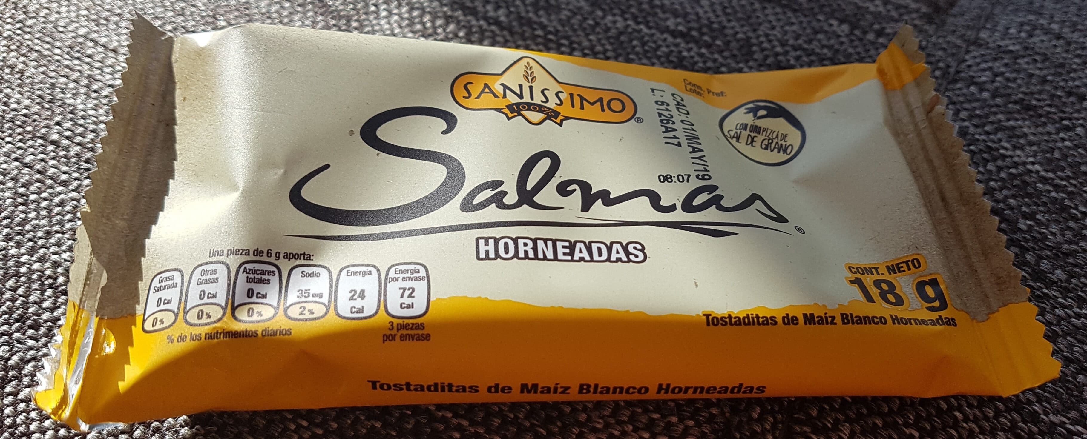 Sanissimo Salmas Salmas horneadas packshot