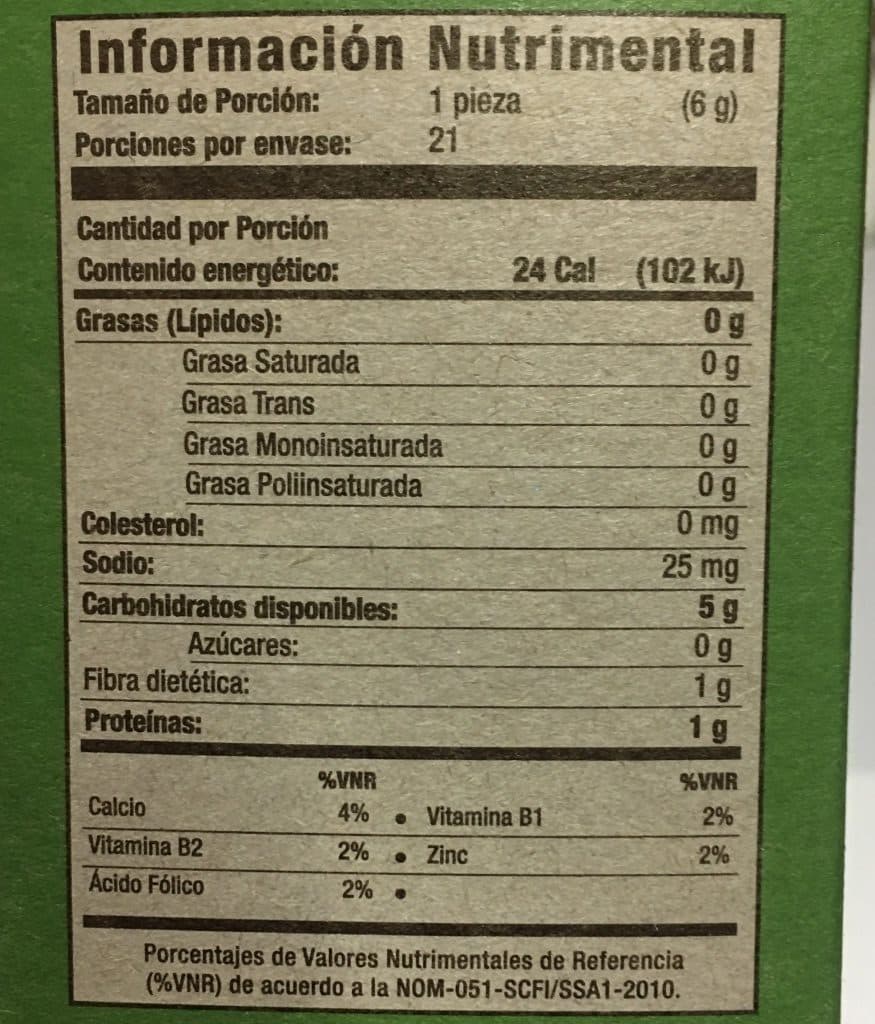 Saníssimo Salmas de nopal packshot
