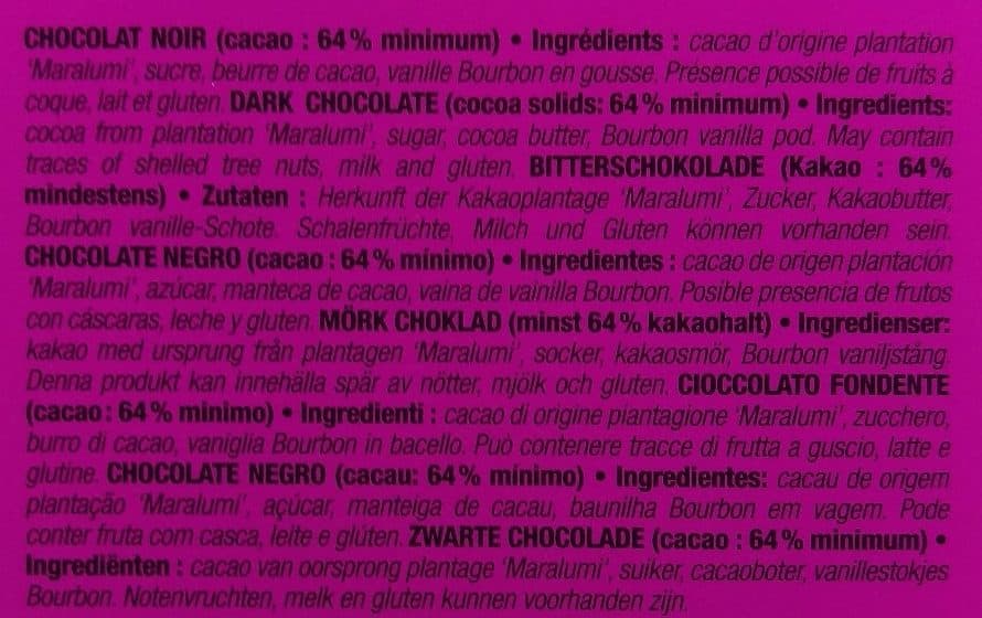 Michel Cluizel Plantation Maralumi Noir 64% packshot