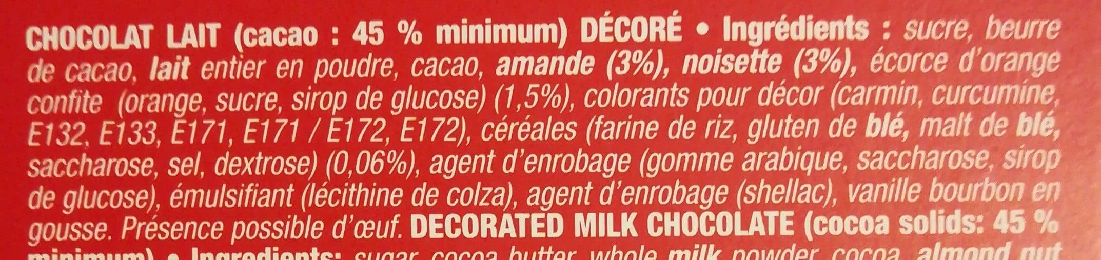 Michel Cluizel Tablette Noël Lait packshot