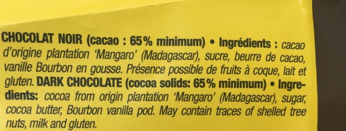 Michel Cluizel Chocolat noir 65% plantation mangaro packshot