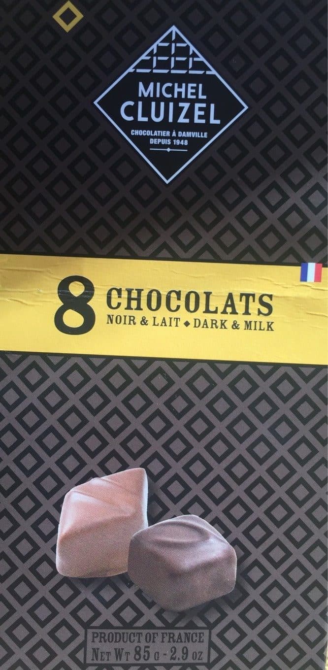 Michel Cluizel 8 chocolats noir & lait packshot