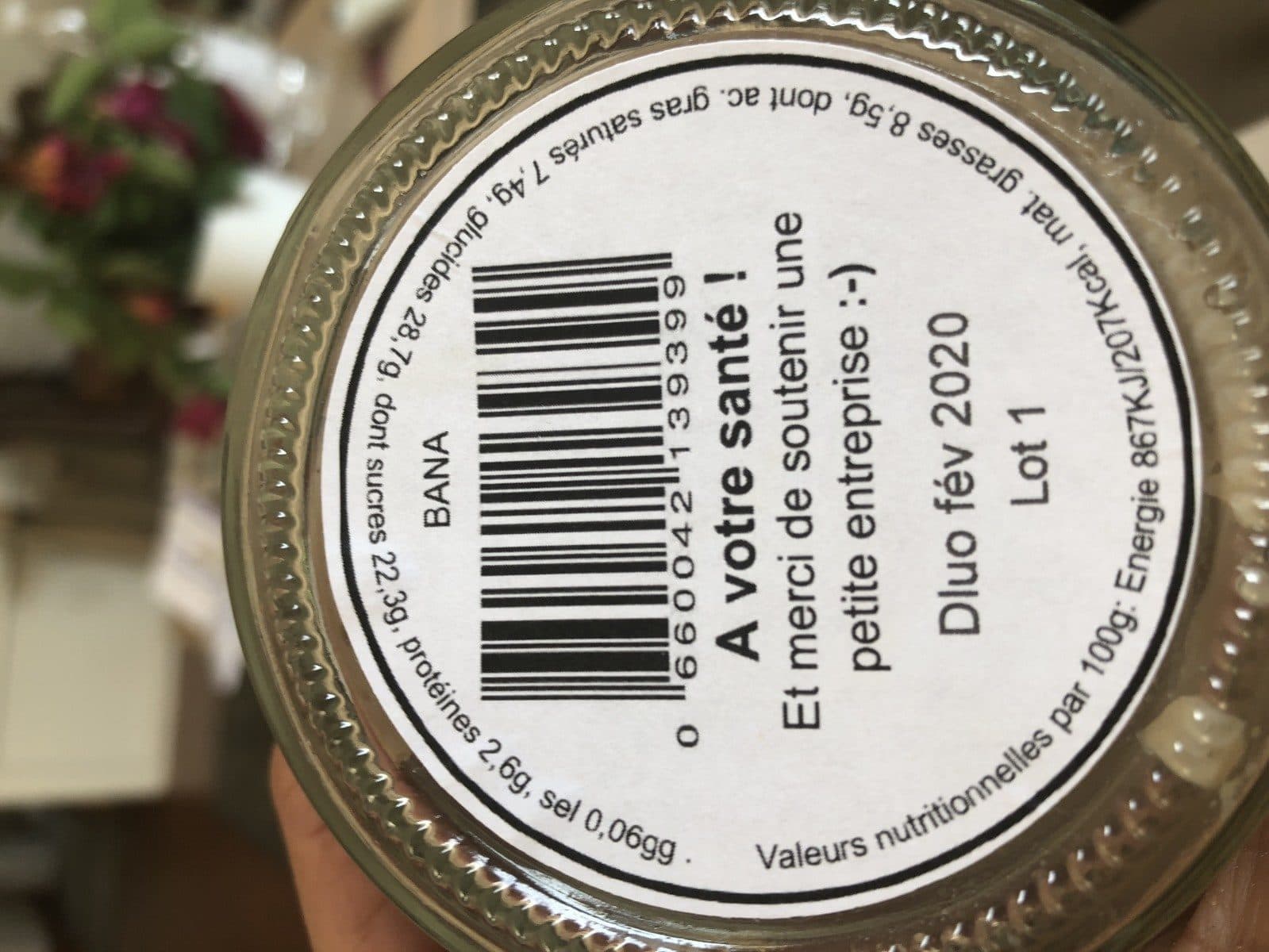 Open Food Facts Dessert a la cuillere banane coco packshot