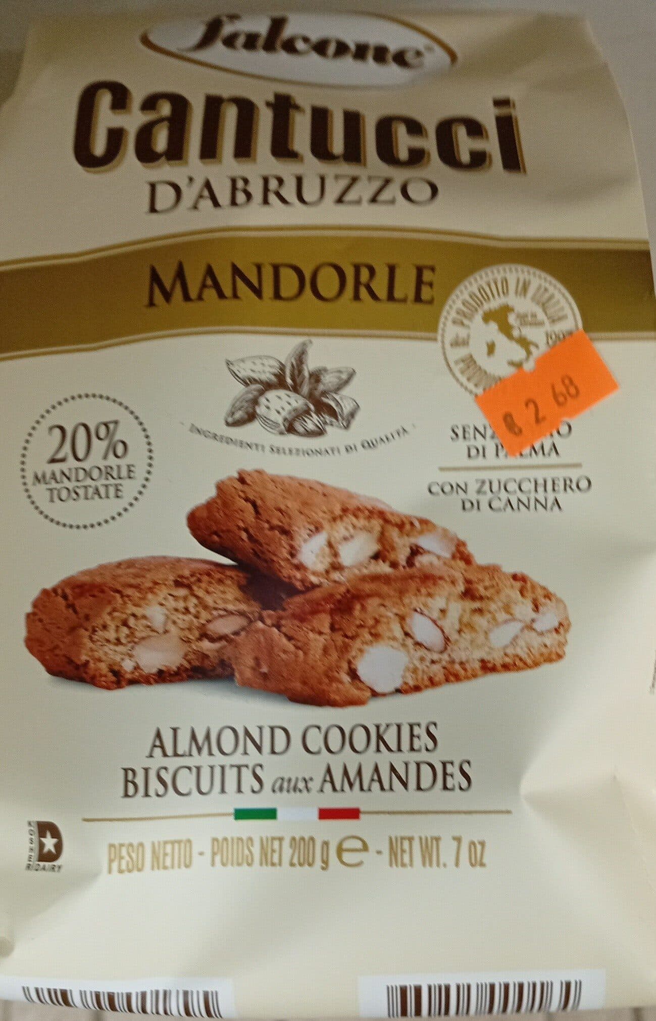 Open Food Facts Cantucci d'abruzzo packshot