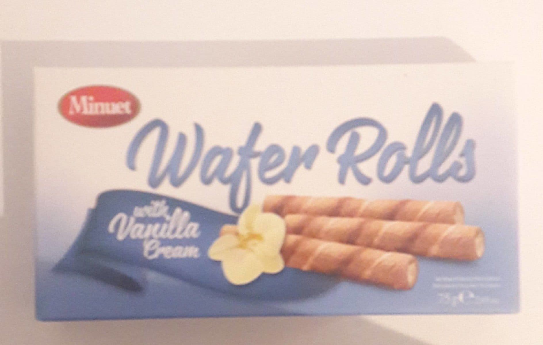Minuet Wafer rolls packshot
