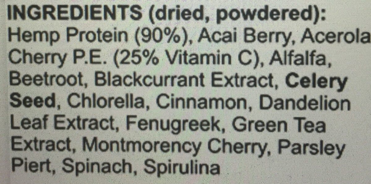 Open Food Facts Hemp+15 packshot