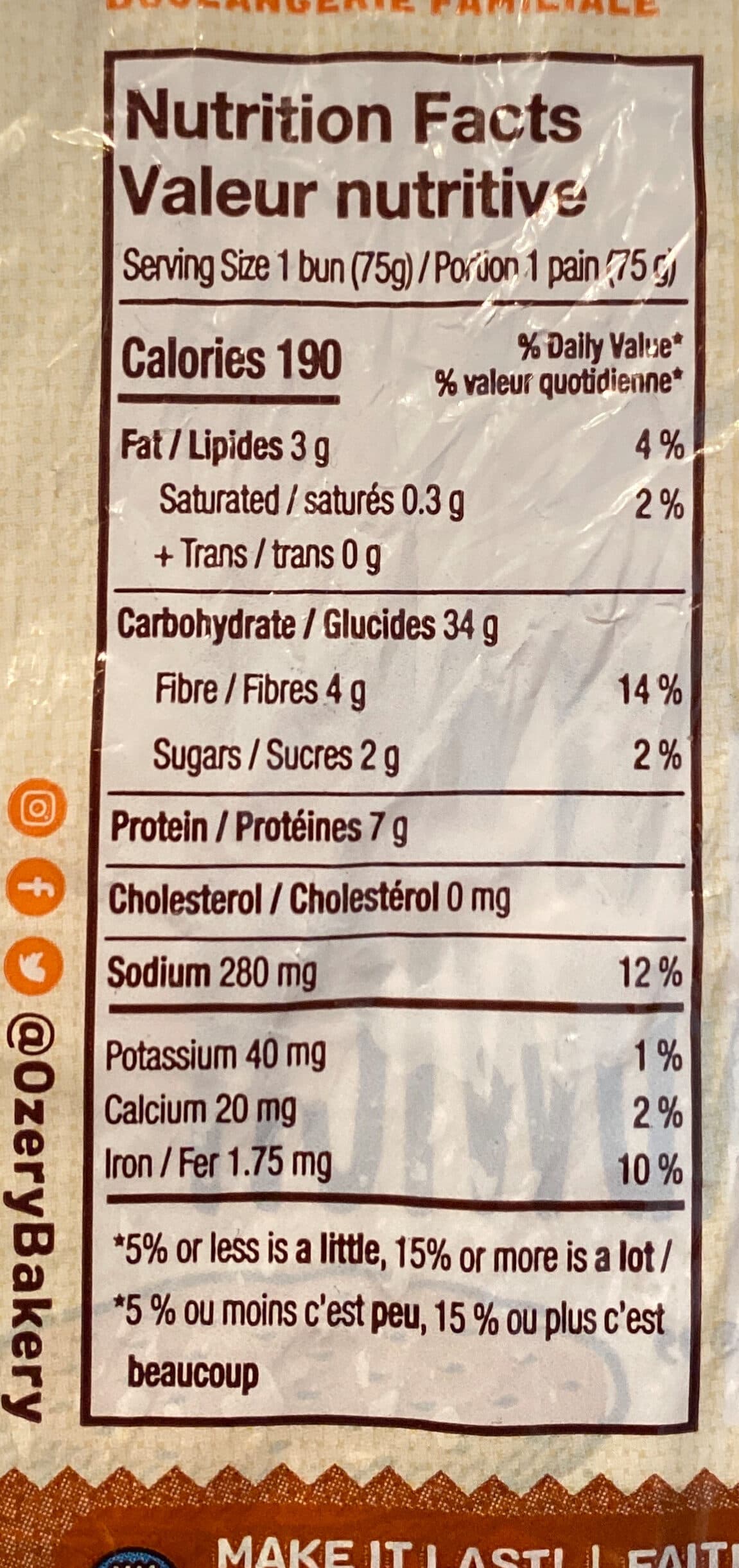 Ozery Sandwich Buns packshot