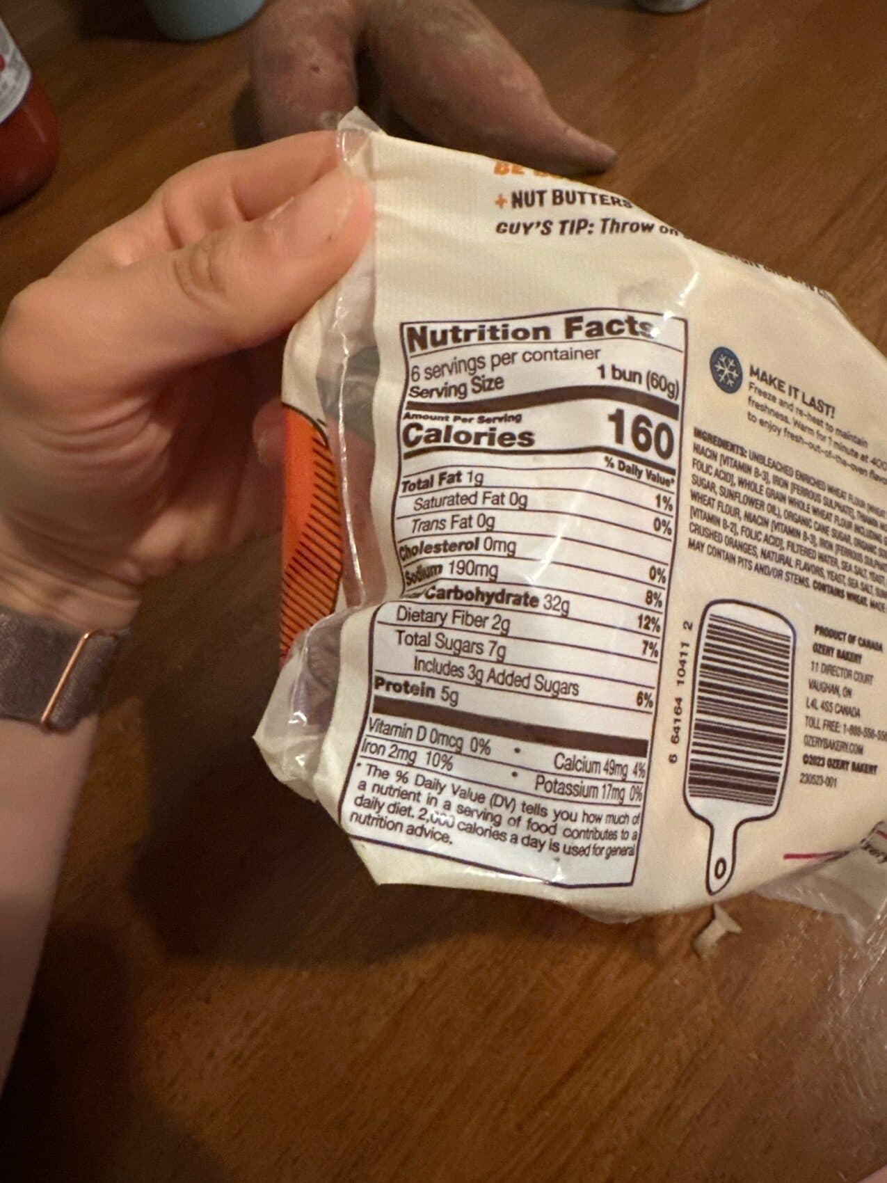 Ozery Bakery Morning Rounds Cranberry Orange packshot