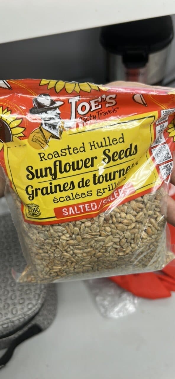 Joe's Roasted and Salted Hulled Sunflower Seeds packshot