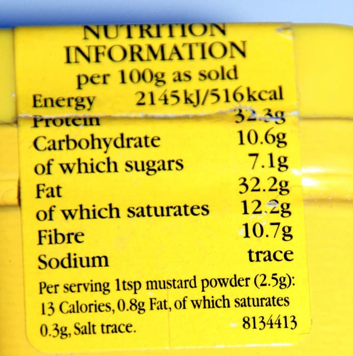 Colman Colman's Dry mustard powder packshot