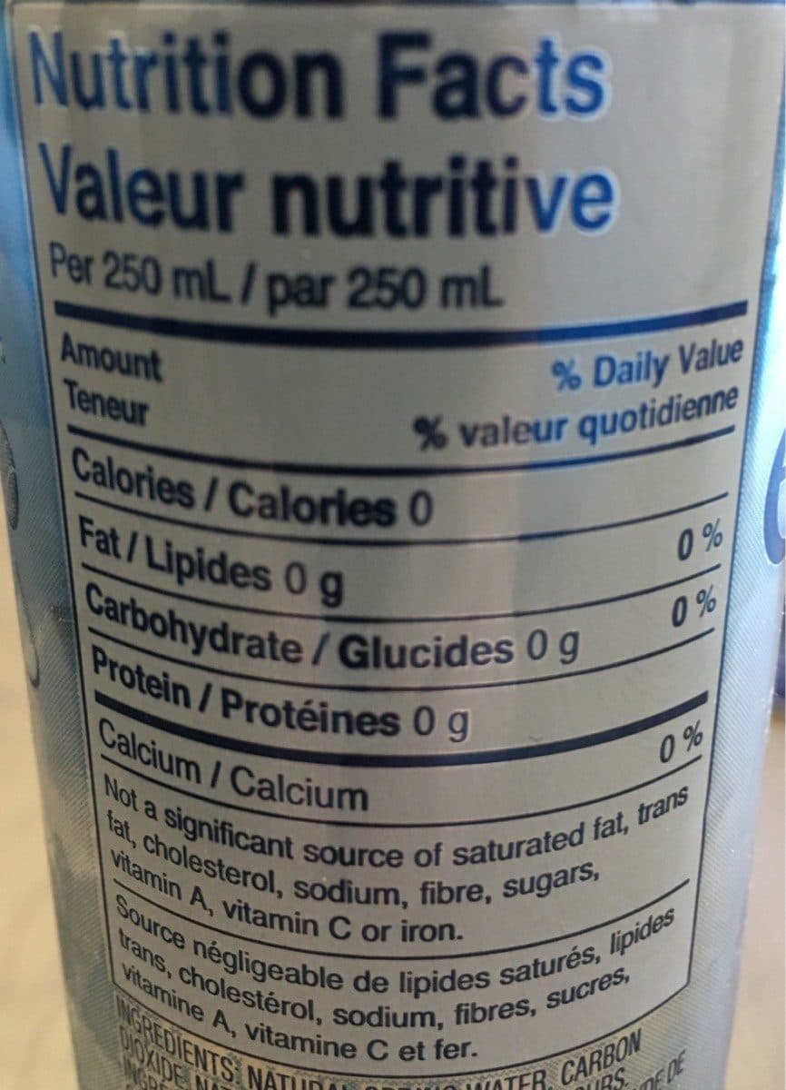 Open Food Facts Citrus carbonated water packshot