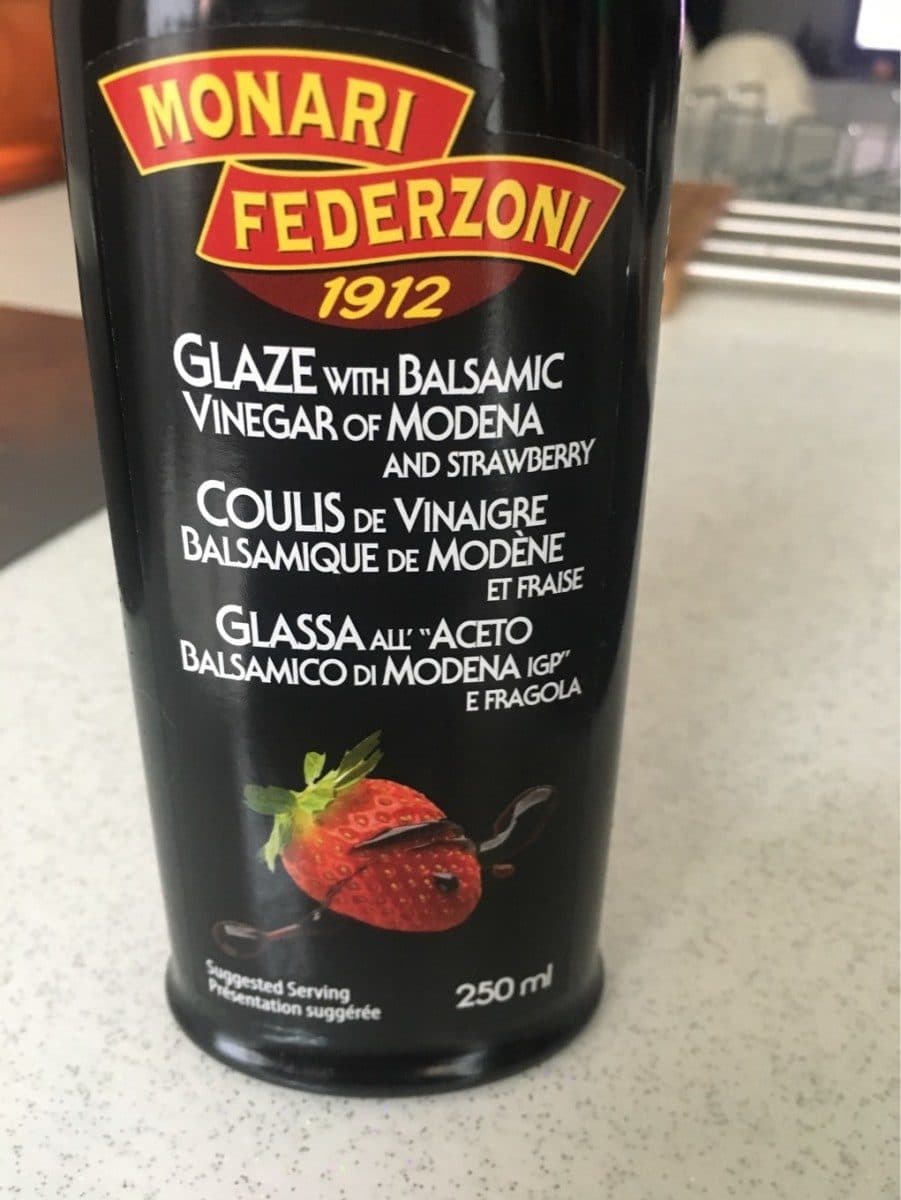 Monari Federzoni Coulis de vinaigre balsamique de modène et fraise packshot