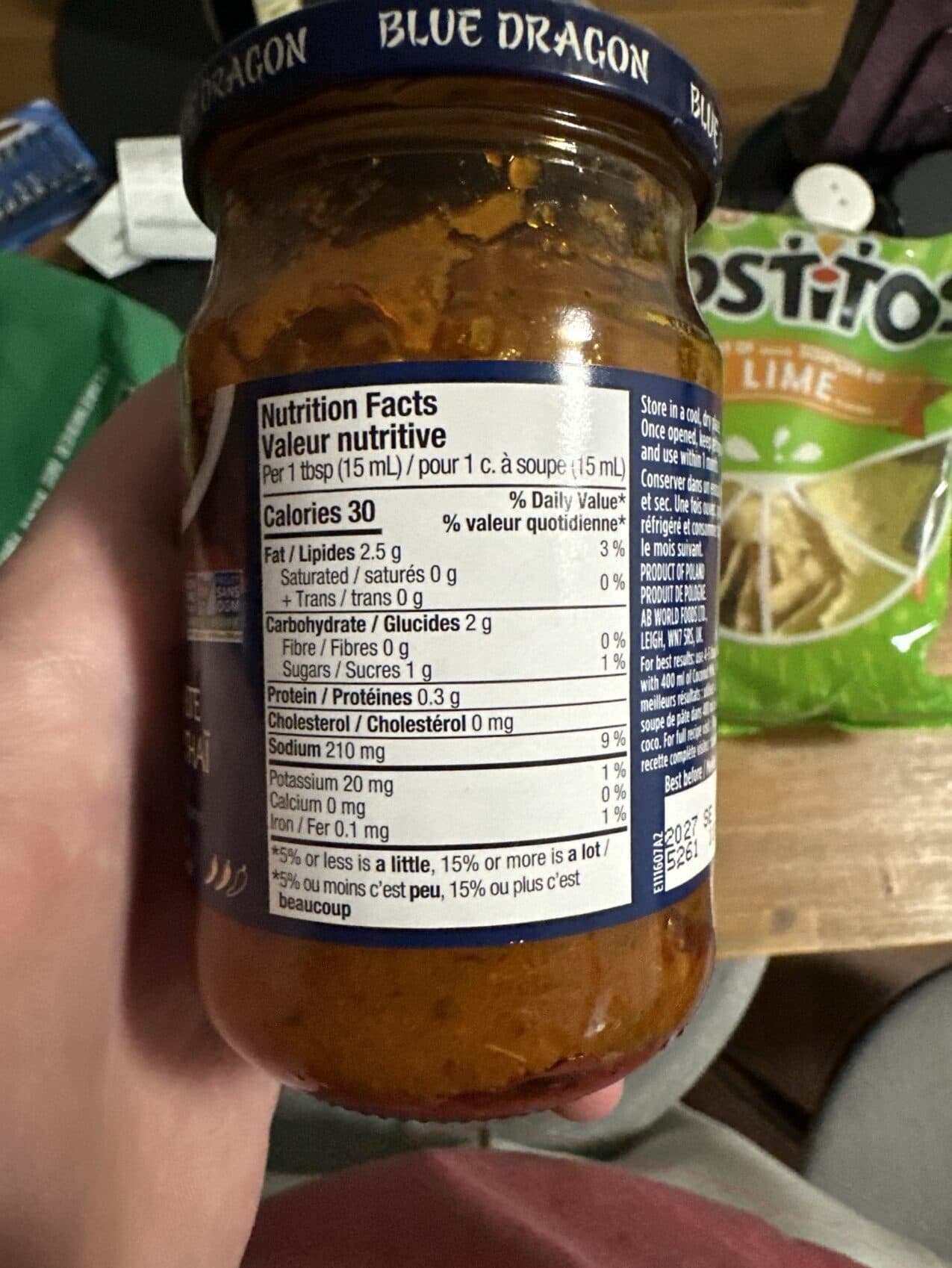 BLUE DRAGON THAI RED CURRY PASTE packshot