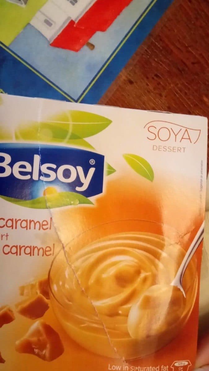 Belsoy Crémeux au caramel packshot