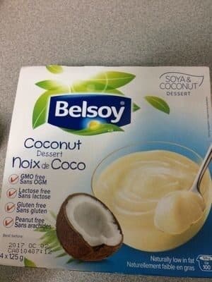 Belsoy Dessert noix de coco packshot