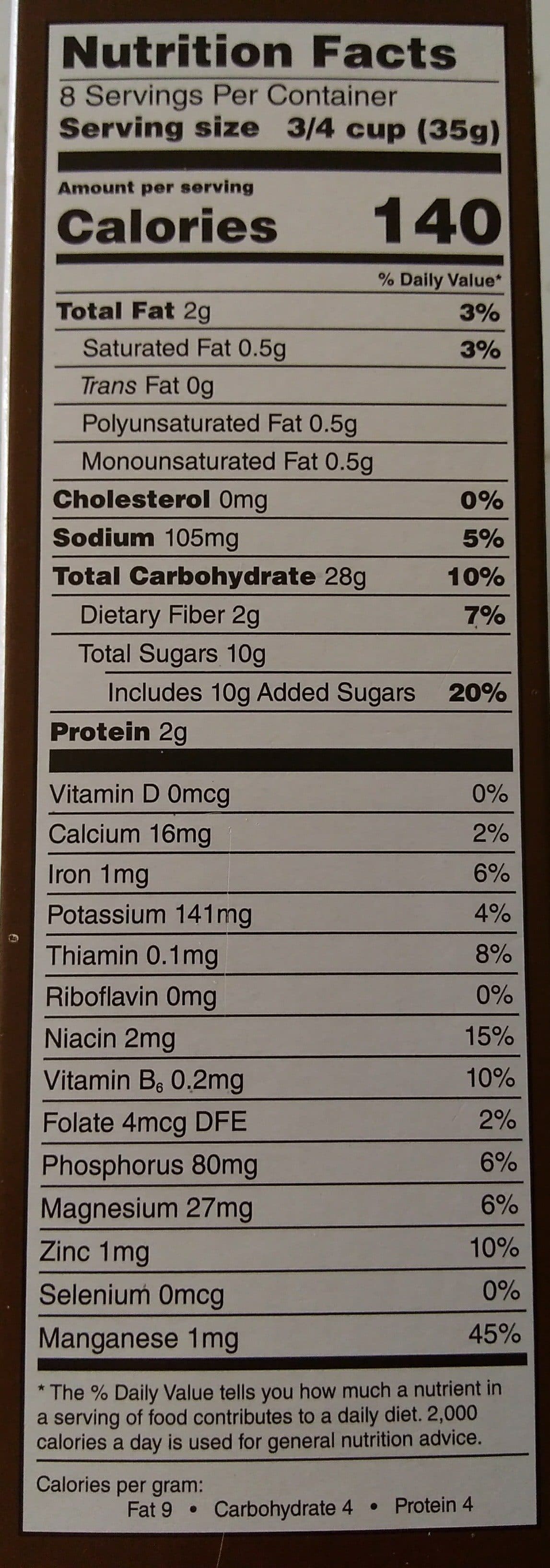 One Degree Organic Foods Sprouted Brown Rice Cacao Crisps packshot