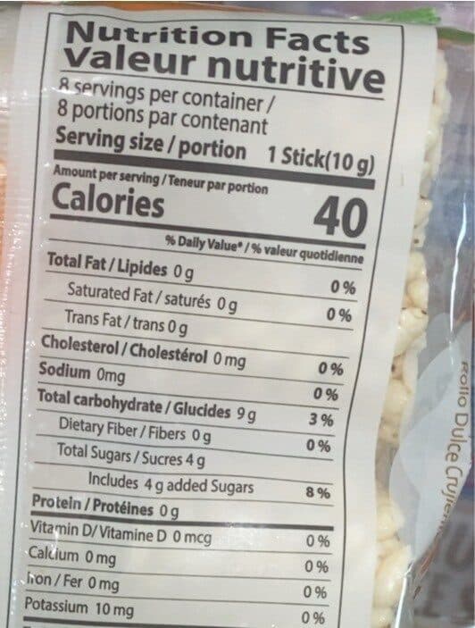 Jayone Sweet Crunchy Rice Snack packshot