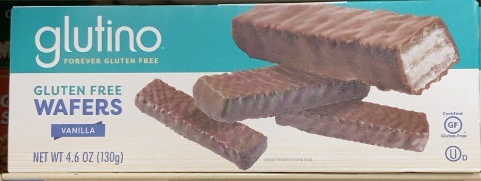 glutino Vanilla wafers packshot