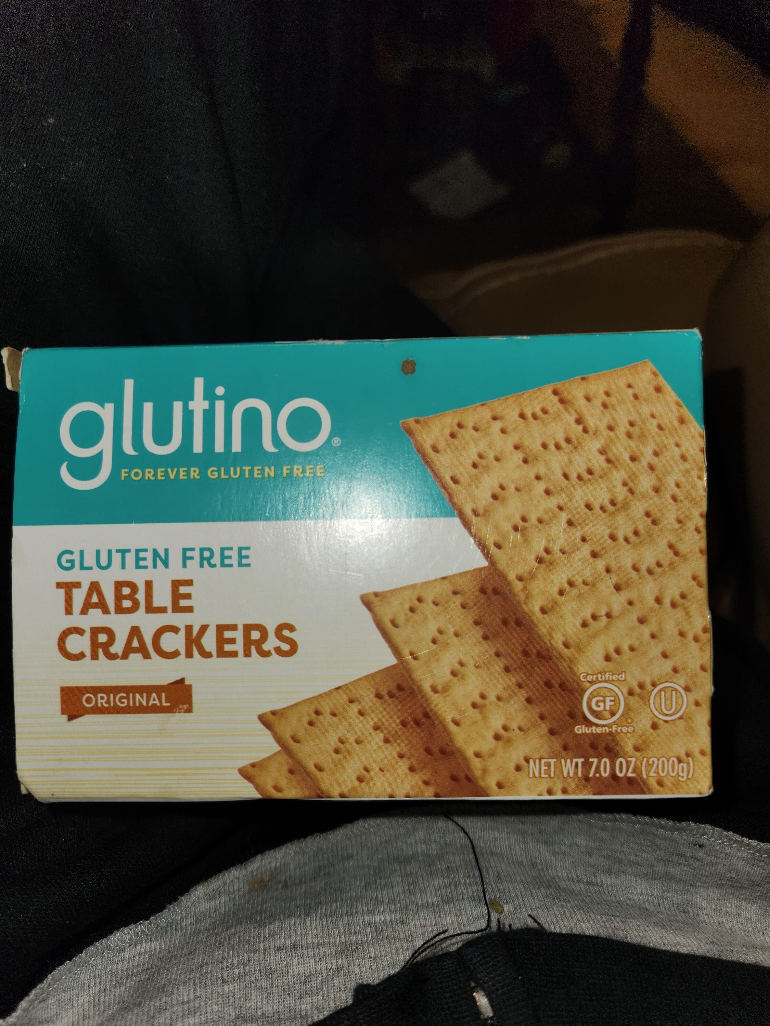 Glutino Glutino, premium squares gluten free table cracker, original packshot