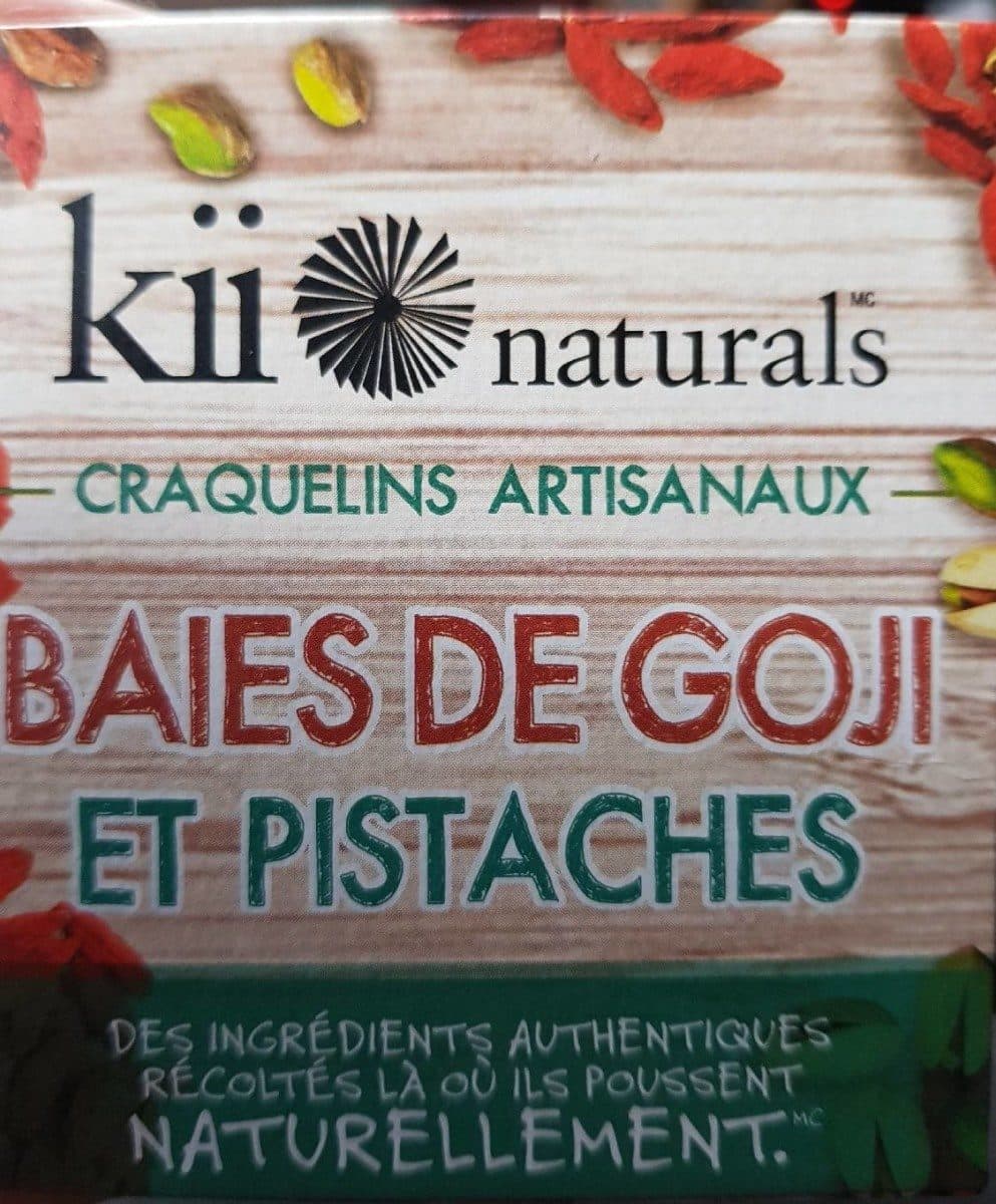 Open Food Facts Craquelins artisanaux Baies de Goji et Pistaches packshot
