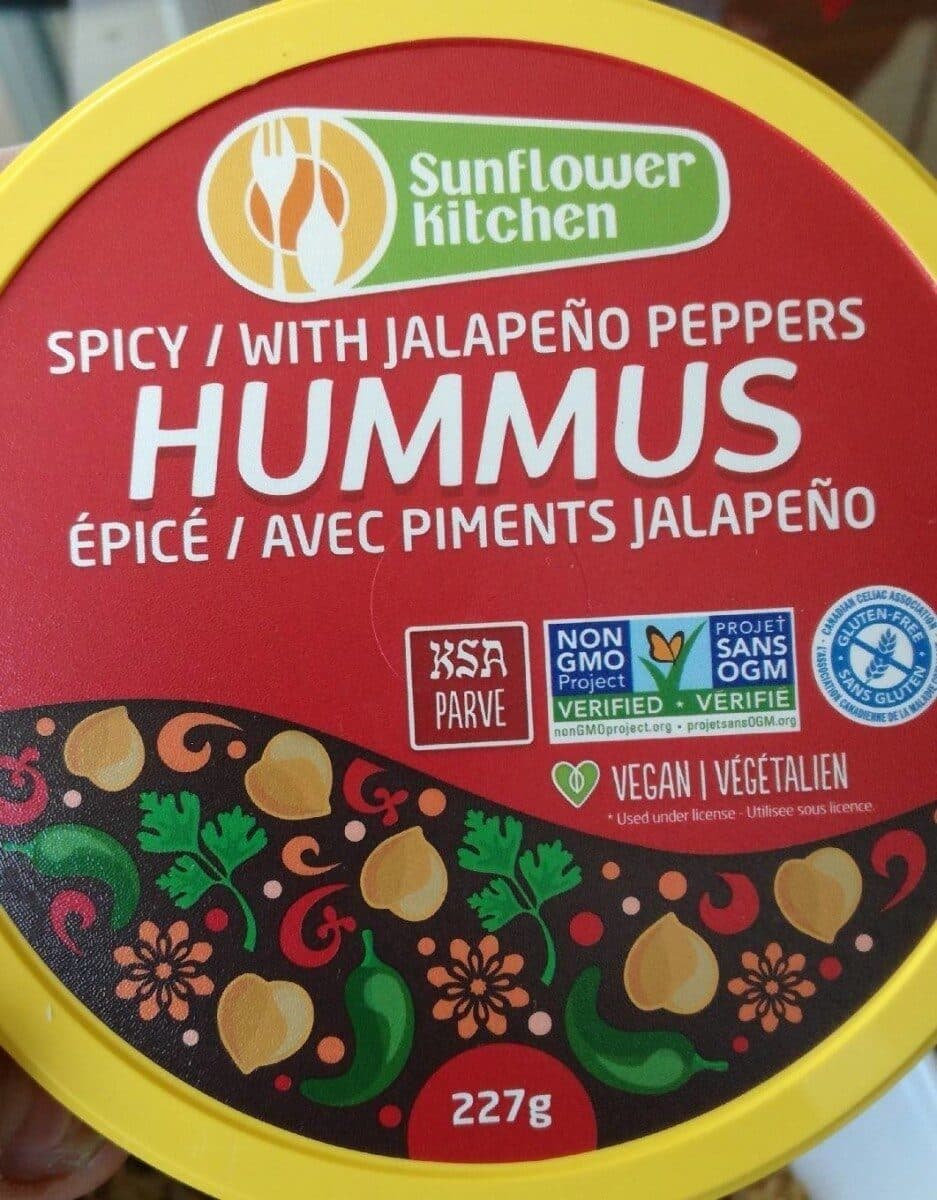 Sunflower Kitchen Spicy Hummus packshot